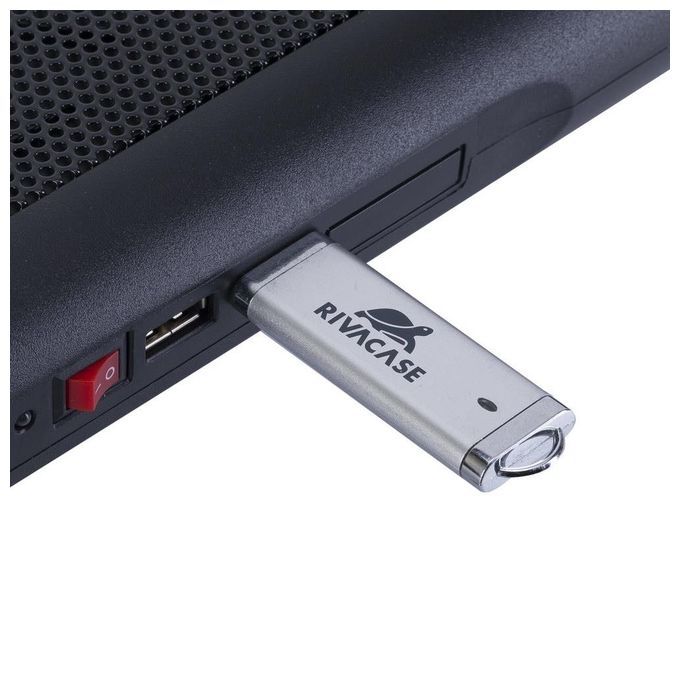 Rivacase Base di Raffreddamento per Notebook 173'' 1100Giri-min Nero