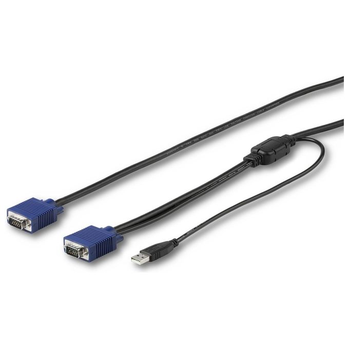 Startech Cavo Kvm Usb da 4,6mt per Console Montabile ad Armadio Rack