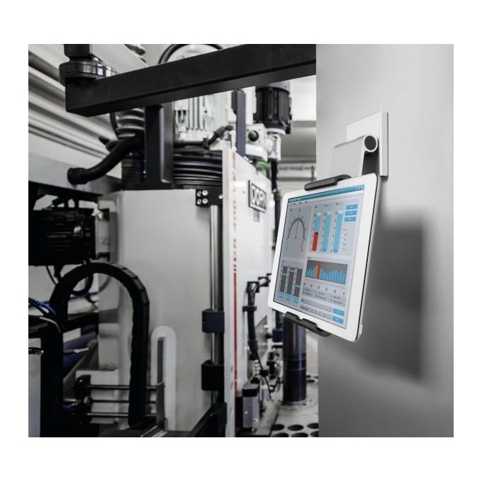 Durable Tablet Holder WALL PRO Metallico Argento
