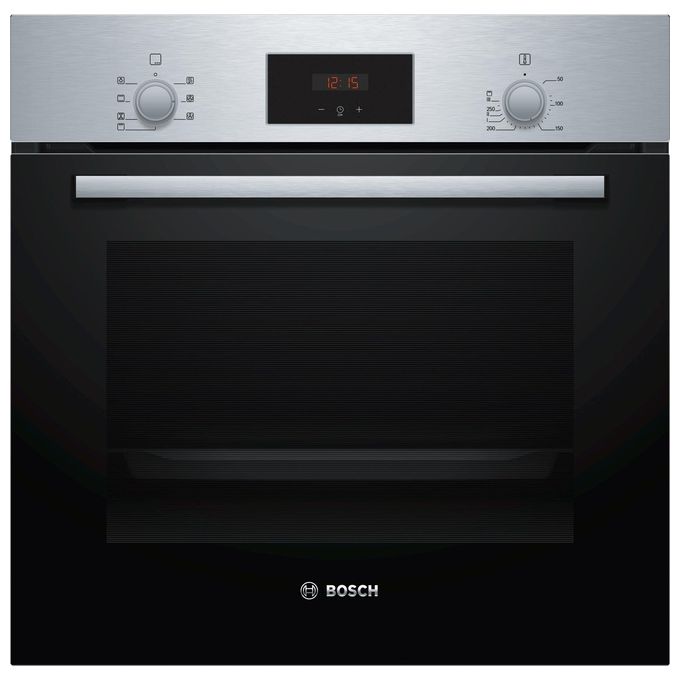 Bosch Serie 2 HBF133BR0 Forno Elettrico da Incasso Capacita' 66 Litri Classe Energetica A 60 cm 5 programmi Nero-Acciaio Inossidabile