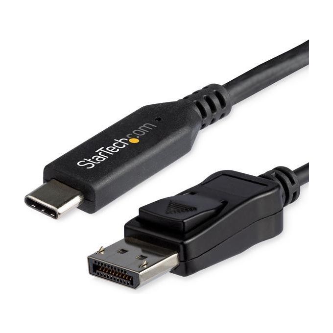 StarTech.com Cavo Adattatore DisplayPort USB-C da 1,8m 8K 30hz Adattatore Video Usb-C Nero