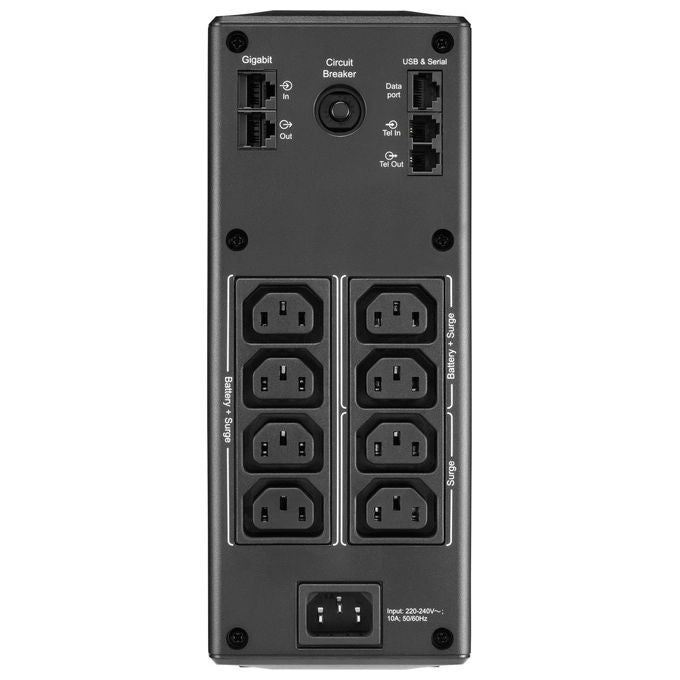 APC BR1600MI Gruppo di Continuita' UPS a Linea Interattiva 1600VA 960W 8 Prese AC