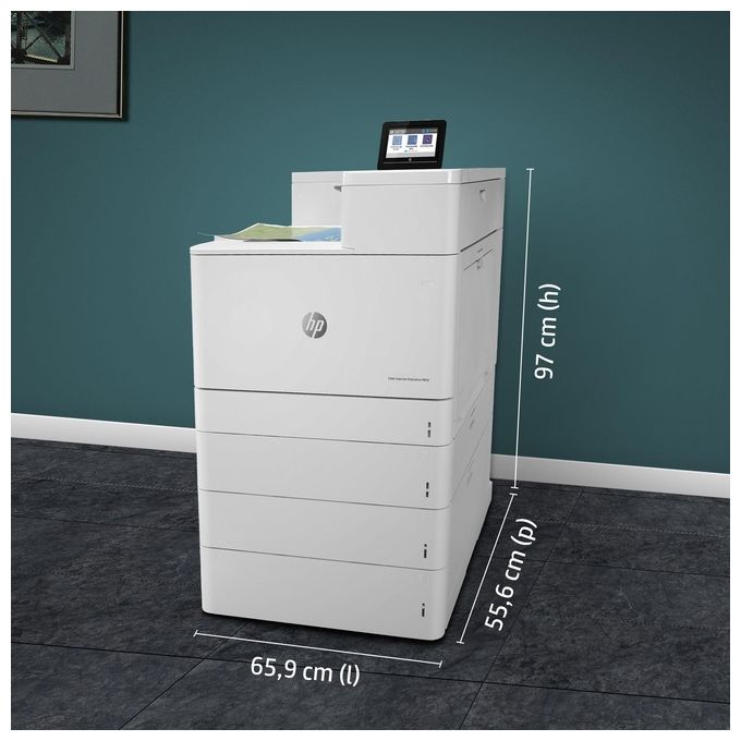 HP Color LaserJet Enterprise M856dn Stampante Multifunzione Laser a Colori 1200x1200 A3