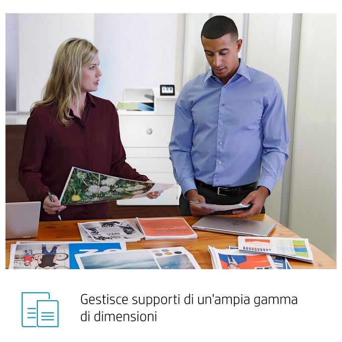 HP Color LaserJet Enterprise M856dn Stampante Multifunzione Laser a Colori 1200x1200 A3