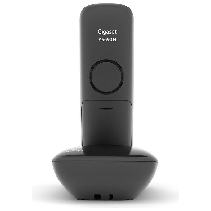 Gigaset AS690A Duo Coppia Cordless Display 2'' Vivavoce Rubrica Segreteria Nero