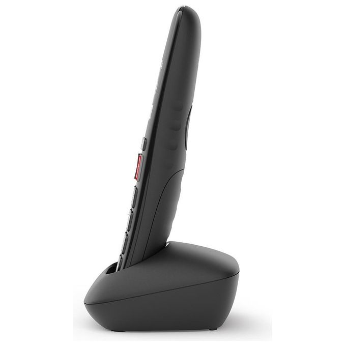 Gigaset E290 Cordless DECT-GAP Senior Display 2'' Vivavoce Rubrica Nero
