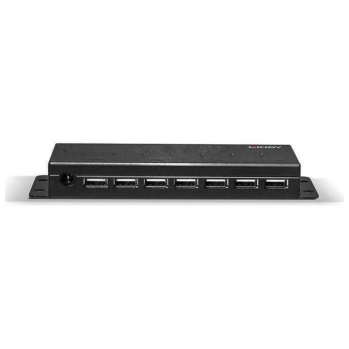 Lindy Hub di Interfaccia Usb 2.0 Type-b 480 Mbit-s Nero