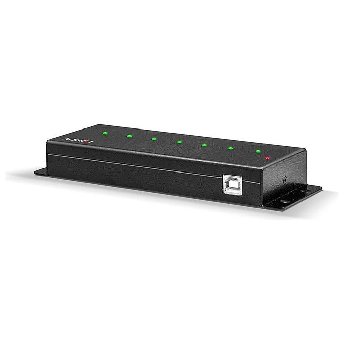 Lindy Hub di Interfaccia Usb 2.0 Type-b 480 Mbit-s Nero