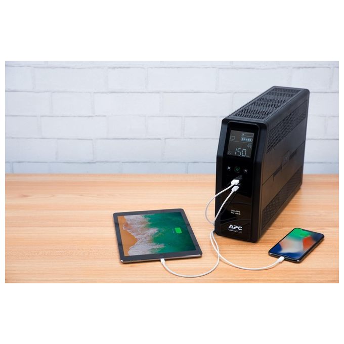 APC BR1600SI Gruppo di Continuita' UPS a Linea Interattiva 1600VA 960W 8 Prese AC