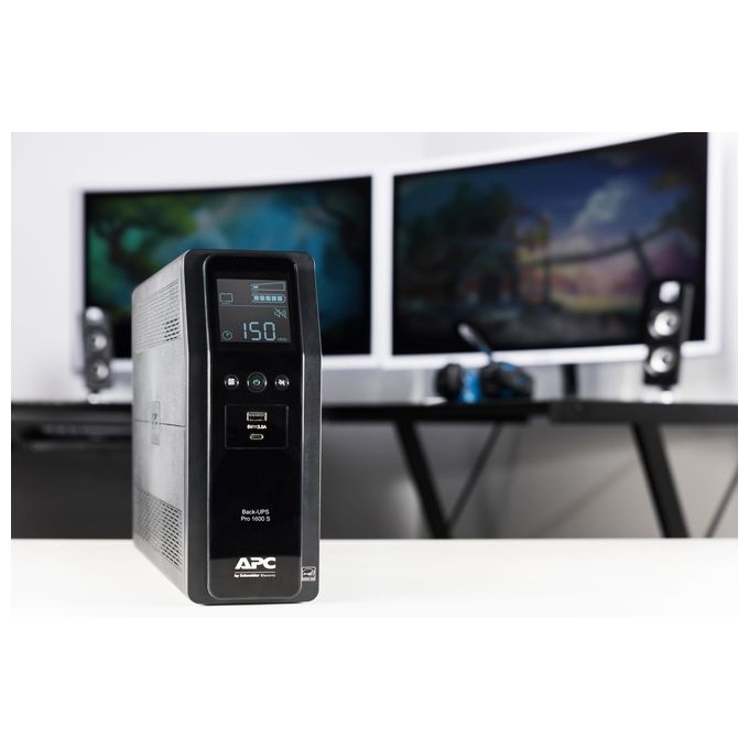 APC BR1600SI Gruppo di Continuita' UPS a Linea Interattiva 1600VA 960W 8 Prese AC
