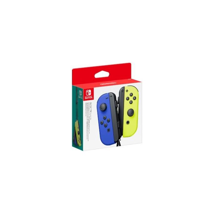 Nintendo 10002887 Joy-Con Gamepad per Nintendo Switch Wireless Bluetooth Analogico Digitale colore Nero Blu Giallo Neon