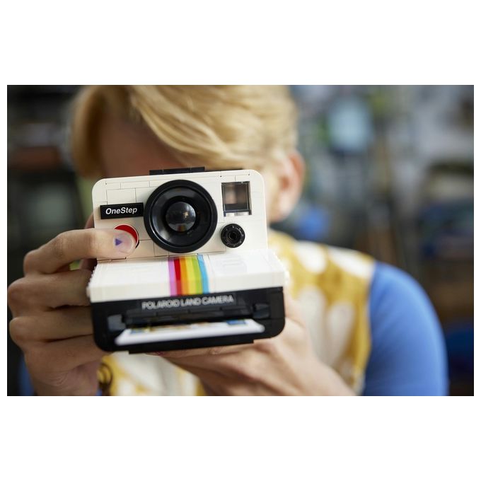LEGO Ideas Fotocamera Polaroid OneStep SX-70 21345 Modellismo da Costruire per Adulti, Regali Creativi, Oggetti da Collezione