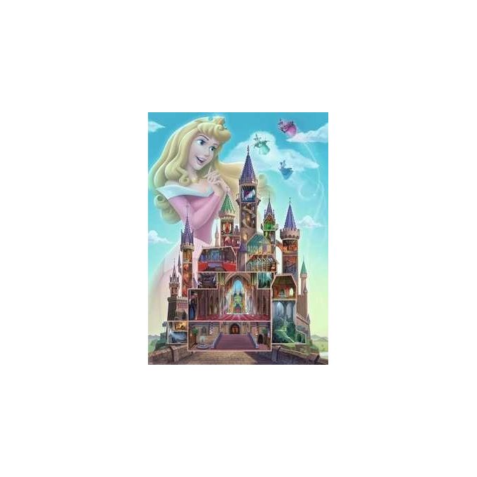 Ravensburger Puzzle 1000 Pezzi Disney Princess Aurora Castle Collection