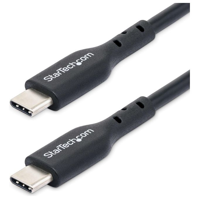 StarTech.com Cavo USB-C da 1mt Cavo di Ricarica USB-C cavo USB 2.0 Tipo-C per Laptop 60W 3A Power Delivery