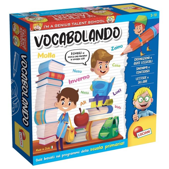 Lisciani Gioco Educativo Im a Genius Vocabolando