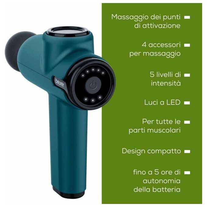 Beurer MG 99 Massage Gun Compact Pistola per Massaggio Muscolare