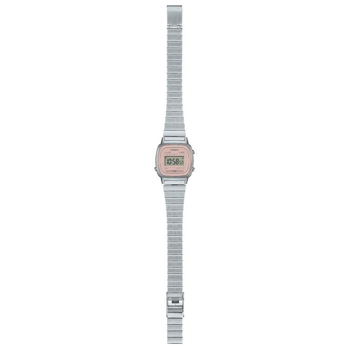 Casio Orologio da Fitness Vintage Mini Silver e Rose