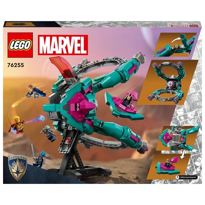 LEGO 76255 L’Astronave dei Nuovi Guardiani Set da Costruzione 1108 pezzi colore Multicolore