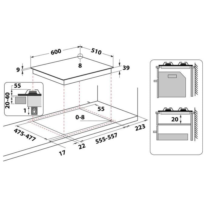 Hotpoint PCN 640 T (AV) R -HA Piano Cottura a Gas 4 Zone 60 cm Avena per un'ottima esperienza di cottura