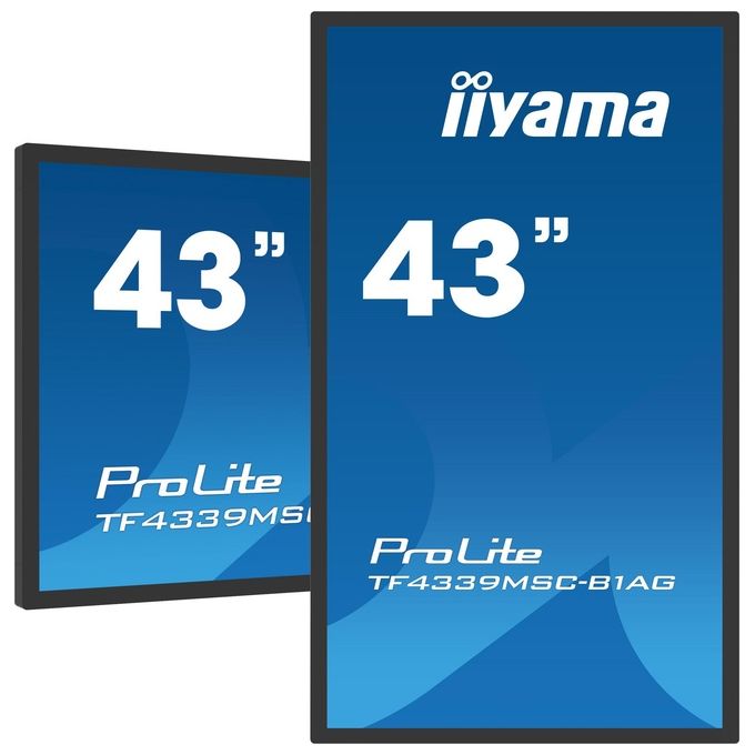 Iiyama ProLite TF4339MSC-B1AG Monitor Touch Screen 43'' 1920x1080 Pixel Multi-Touch Multi Utente Nero