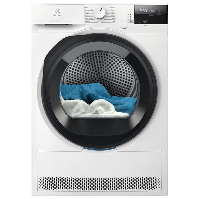 Electrolux EW6HBG292G GentleCare 600 Asciugatrice Pompa di Calore 9 Kg Classe D Inverter ProTex 66 dB (85x60x64 cm) colore Bianco