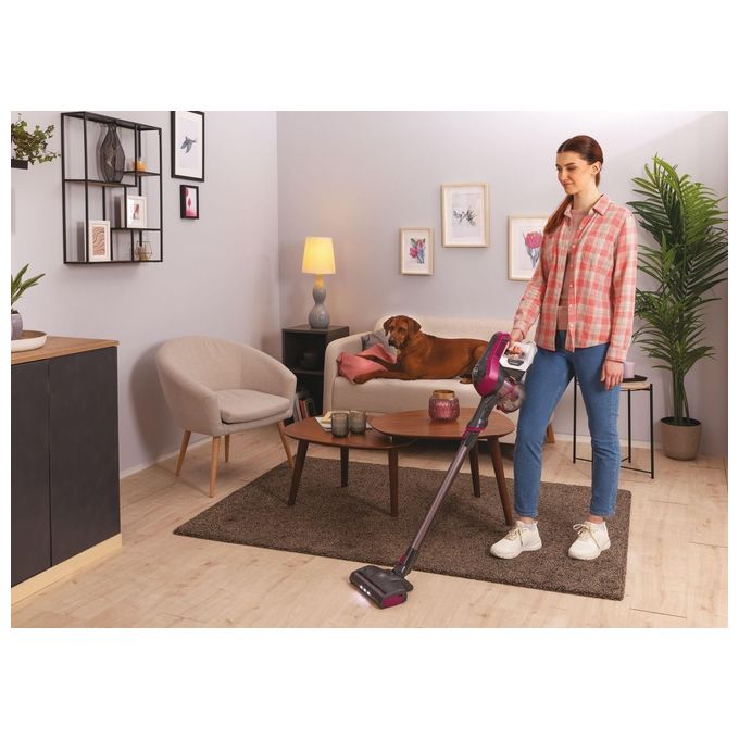 Hoover HF1 HF110P 011 Scopa Elettrica Senza Sacchetto 0.9 Litri 170W Magenta