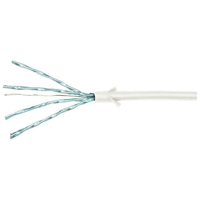 LogiLink CQ9011S Cavo di Rete 0,3mt Cat6a U-FTP STP Bianco