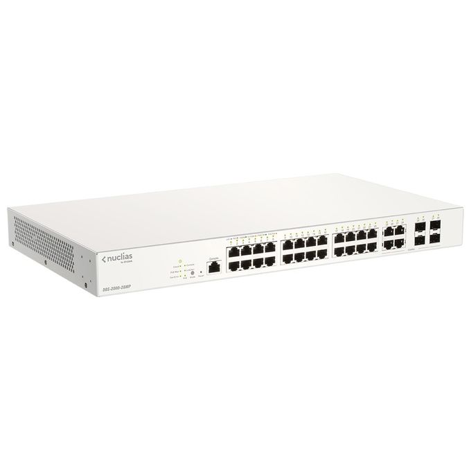 D-Link DBS-2000-28MP Switch di Rete Gestito Gigabit Ethernet 10-100-1000 Grigio