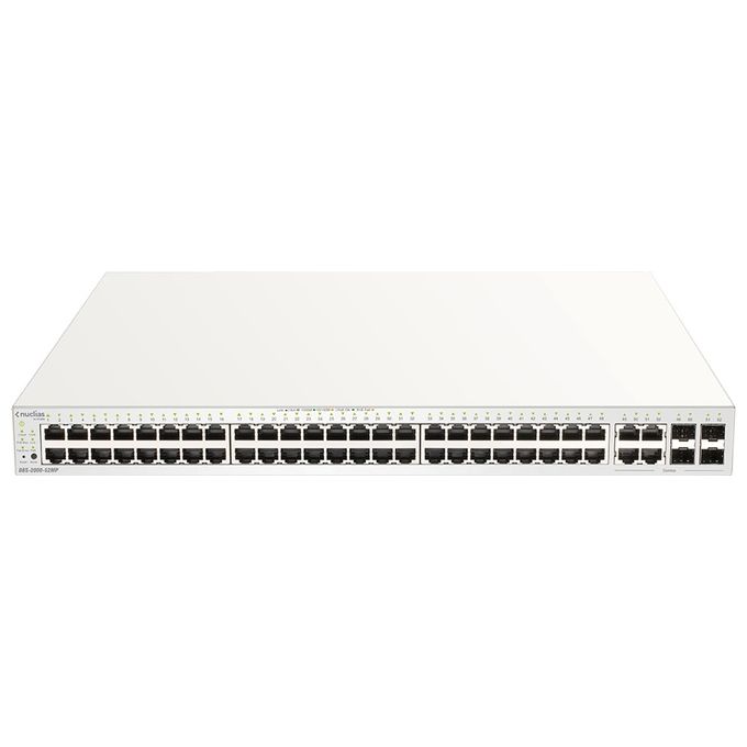 D-Link DBS-2000-52MP Switch di Rete Gestito Gigabit Ethernet 10-100-1000 Grigio Supporto Power Over Ethernet