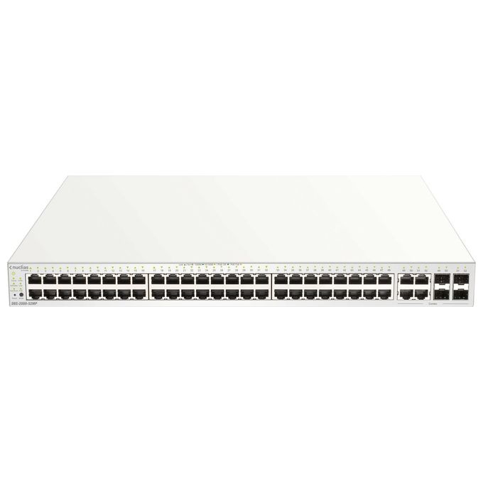 D-Link DBS-2000-52MP Switch di Rete Gestito Gigabit Ethernet 10-100-1000 Grigio Supporto Power Over Ethernet