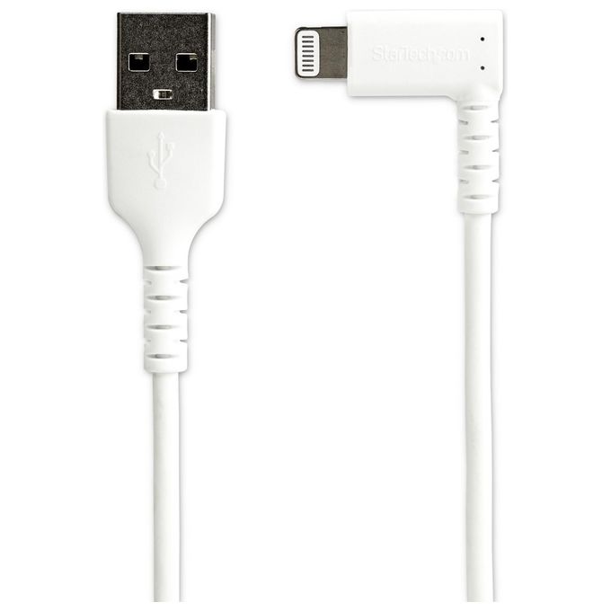 StarTech.com Cavo Usb Angolare a Lightning Conforme Apple Mfi da 2mt Bianco