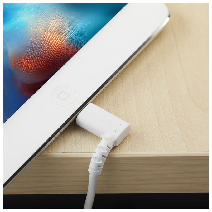 StarTech.com Cavo Usb Angolare a Lightning Conforme Apple Mfi da 2mt Bianco