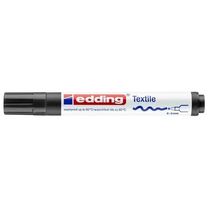 Edding Confezione 10 Marcatori Texitile E4500 Nero