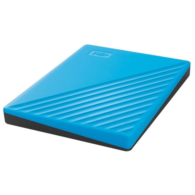 WD My Passport WDBYVG0020BBL Hdd Crittografato 2Tb Esterno Portatile Usb 3.2 Gen 1 256 bit AES Blu