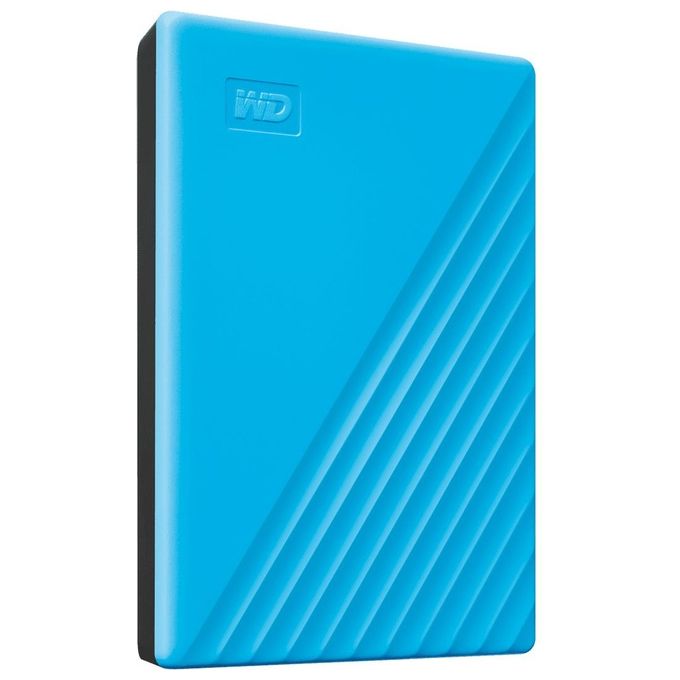 WD My Passport WDBYVG0020BBL Hdd Crittografato 2Tb Esterno Portatile Usb 3.2 Gen 1 256 bit AES Blu