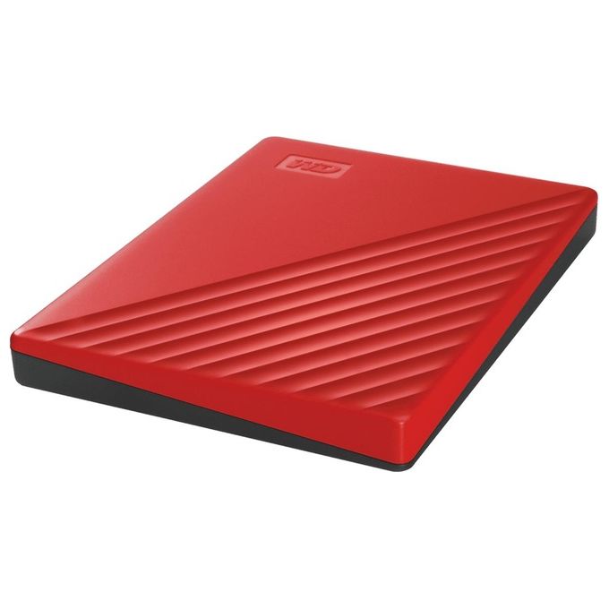 Western di WD My Passport WDBYVG0020BRD Hd Crittografato 2Tb Esterno USB 3.2 Gen 1 256bit AES Rosso