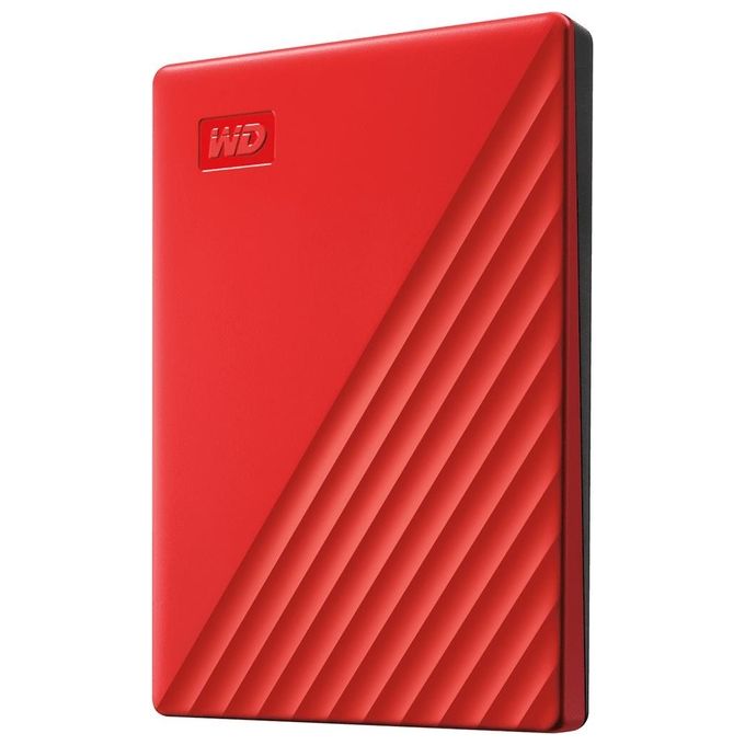 Western di WD My Passport WDBYVG0020BRD Hd Crittografato 2Tb Esterno USB 3.2 Gen 1 256bit AES Rosso
