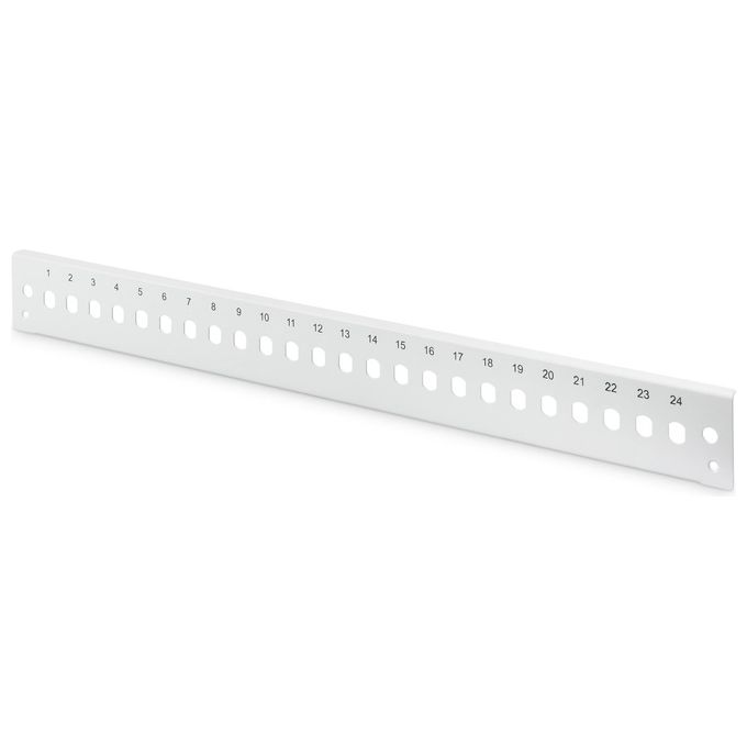 Digitus DN-96205-QL Pannello Frontale Fibra Ottica 1U 24x St Sx Verticale Grigio Ral 7035
