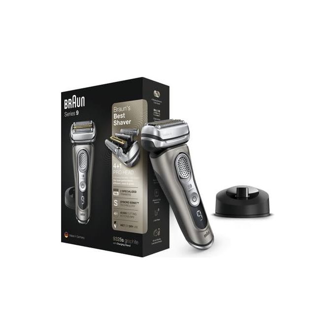 Braun Series 9 Rasoio Elettrico Trimmer Grafite-Argento