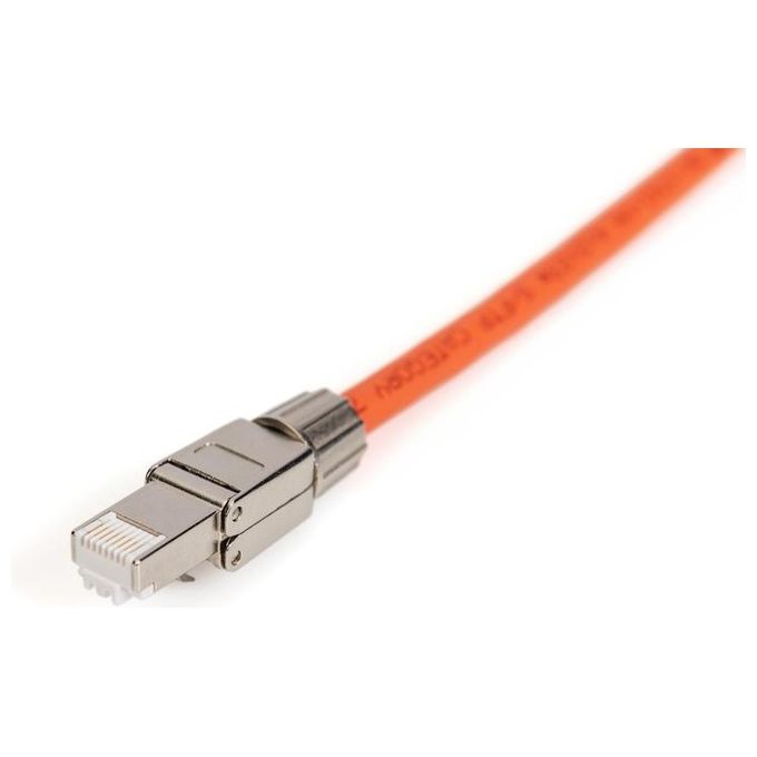 Digitus Connettore 8 Poli Schermato Tooless Categoria 6a Assemblaggio Senza Attrezzi
