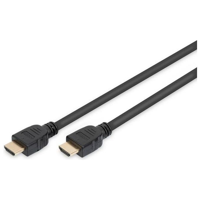 Digitus AK-330124-020-S Cavo HDMI 2.1 Ultra High Speed 8K 60Hz 4K 120Hz 48 Gbps Ethernet ARC CEC eARC VRR 2 m colore Nero