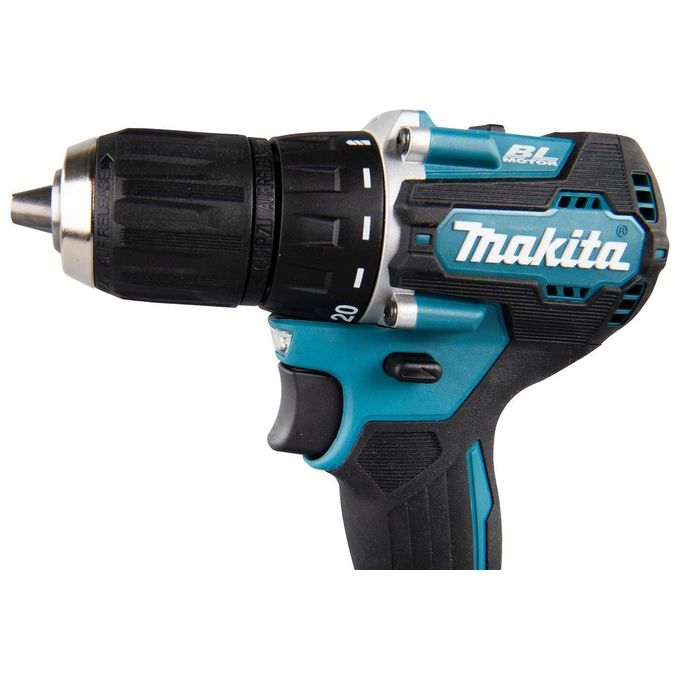 Makita DDF487RFE3 Trapano Avvitatore con 3 Batterie Incluse, Carica Batterie Incluso e Valigetta
