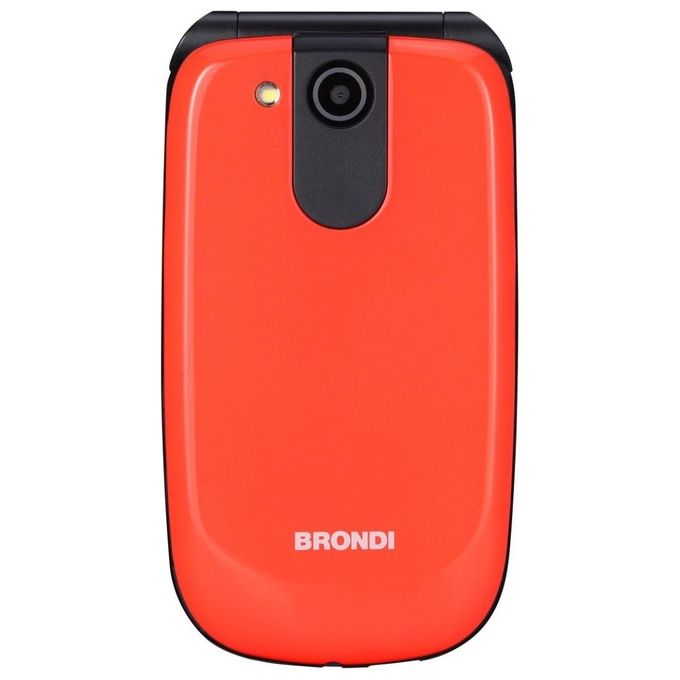 Brondi Raptor 2.8'' Dual Sim Tasti Rapidi Torcia Flip Attivo Orange Metal