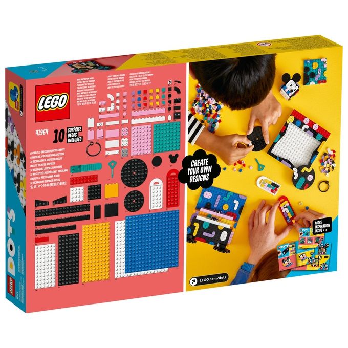 LEGO 41964 DOTS Il Kit Back to School di Topolino e Minnie Set Creativo con 669 Pezzi 10 Tessere Esclusive colore Multicolore