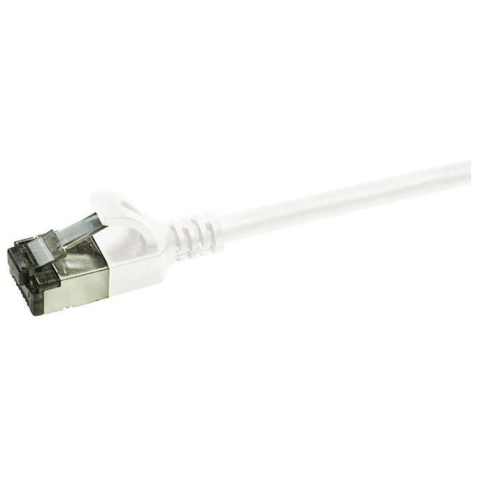 LogiLink Ultraflex SlimLine Cavo di Rete 1mt Cat6a S-UTP STP Bianco