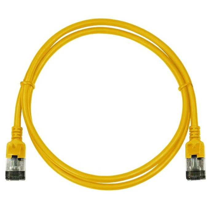 LogiLink CQ9037S Cavo di Rete 1mt Cat6a S-FTP S-STP Giallo