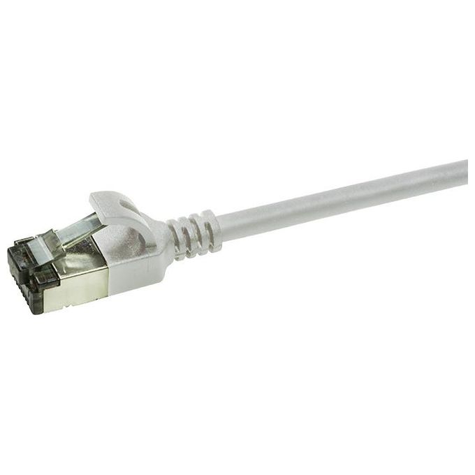 LogiLink Ultraflex SlimLine Cavo di Rete 0,2mt Cat6a S-UTP STP Grigio