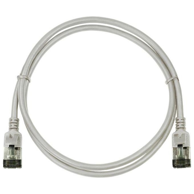LogiLink Ultraflex SlimLine Cavo di Rete 0,2mt Cat6a S-UTP STP Grigio