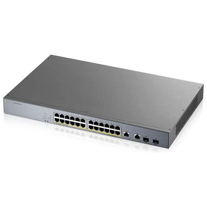 Zyxel GS1350-26HP-EU0101F Switch di Rete Gestito L2 Gigabit Ethernet 10-100-1000 Grigio Supporto Power over Ethernet