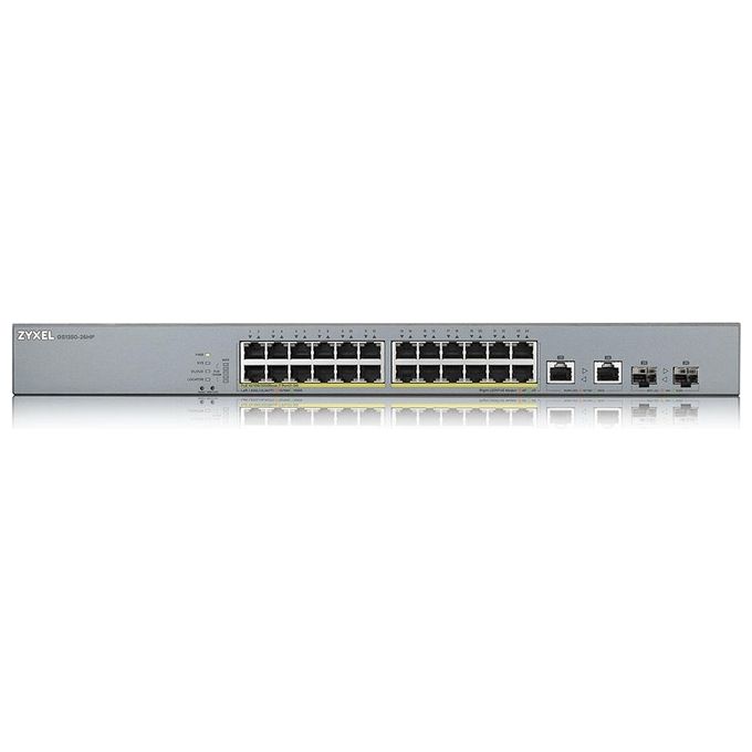 Zyxel GS1350-26HP-EU0101F Switch di Rete Gestito L2 Gigabit Ethernet 10-100-1000 Grigio Supporto Power over Ethernet